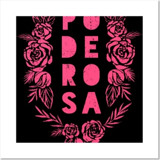 Poderosa - pink design Posters and Art